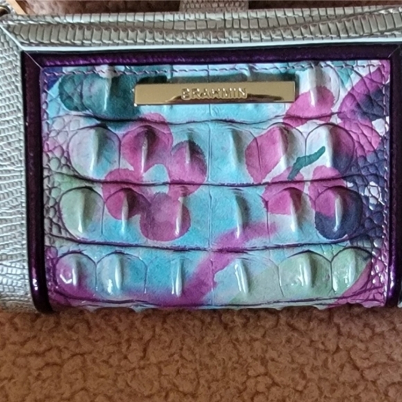 Brahmin Hannah - Lavender Blossoming Wallet - Picture 1 of 15